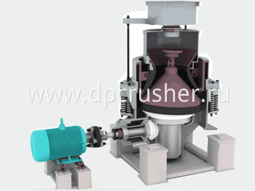 Пружинные конусные дробилки PYT